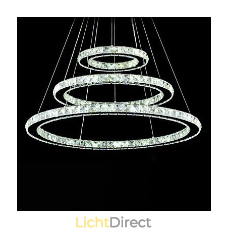 Dimbare kristallen hanglamp moderne ronde kroonluchter verlichting lampen koel wit ronde plafondlampen armaturen met afstandsbediening Dimbare kristallen hanglamp moderne ronde kroonluchter verlichting lampen koel wit ronde plafondlampen armaturen met afstandsbediening