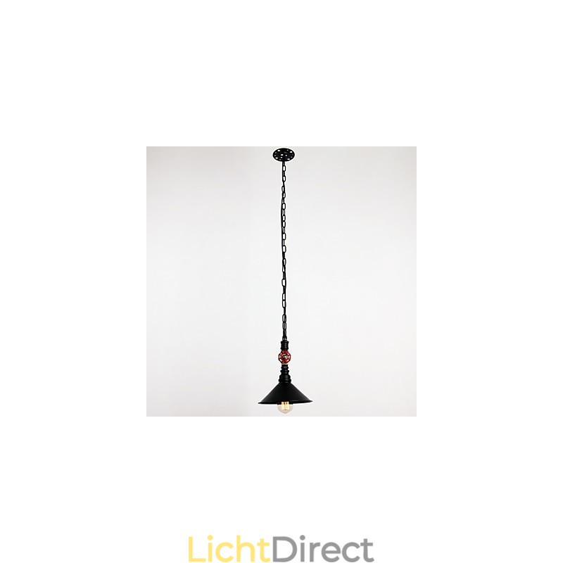 Waterpijp Retro Plating 1 Licht Schilderij Hanglamp