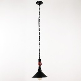 Waterpijp Retro Plating 1 Licht Schilderij Hanglamp