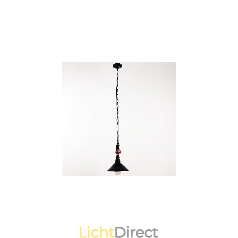 Waterpijp Retro Plating 1 Licht Schilderij Hanglamp