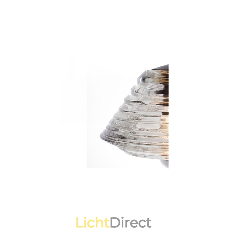 Moderne, eigentijdse glazen hanglamp
