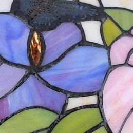 Landelijke creatieve kunsten Glas-in-lood kroonluchter Herstel van oude manieren Lamp Licht