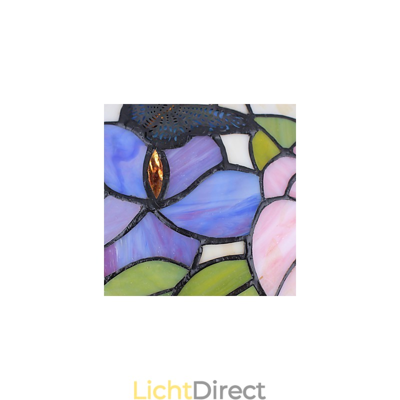 Landelijke creatieve kunsten Glas-in-lood kroonluchter Herstel van oude manieren Lamp Licht