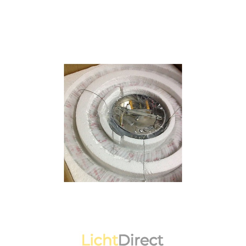 Dimbare kristallen hanglamp moderne ronde kroonluchter verlichting lampen koel wit ronde plafondlampen armaturen met afstandsbediening