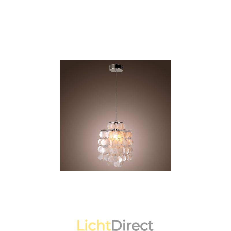 Moderne, eigentijdse mini-stijl chromen hanglamp