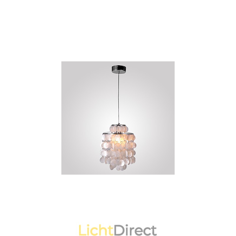 Moderne, eigentijdse mini-stijl chromen hanglamp
