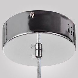 Moderne, eigentijdse mini-stijl chromen hanglamp