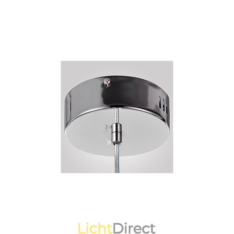 Moderne, eigentijdse mini-stijl chromen hanglamp