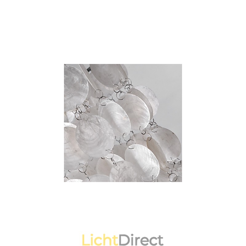 Moderne, eigentijdse mini-stijl chromen hanglamp