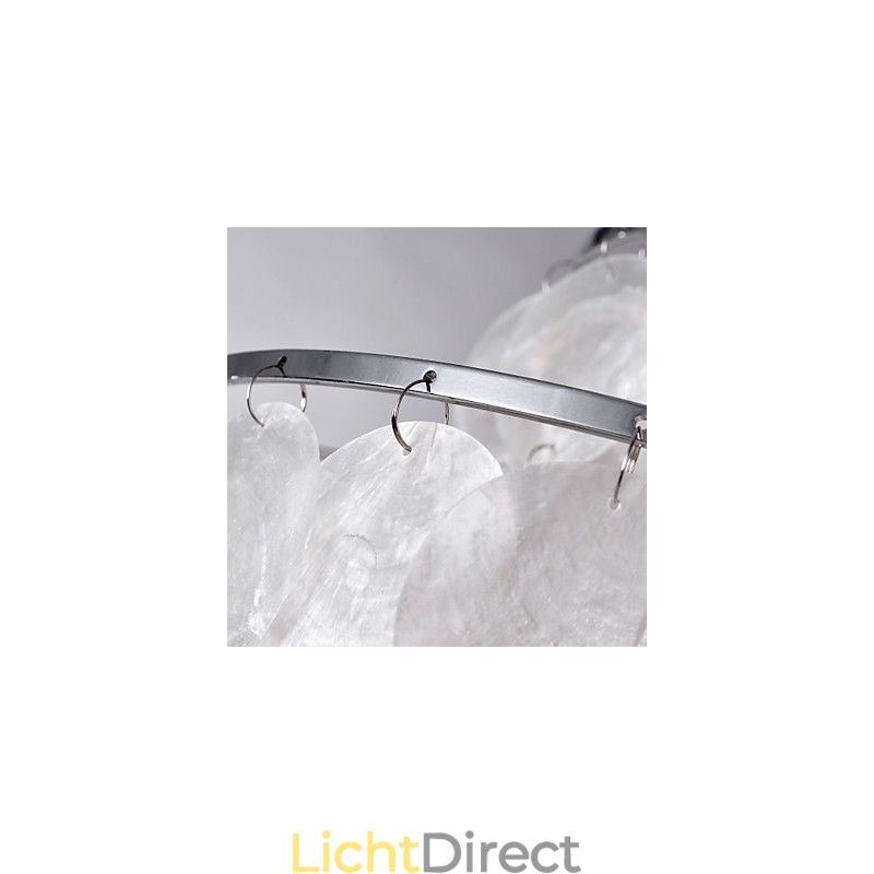 Moderne, eigentijdse mini-stijl chromen hanglamp