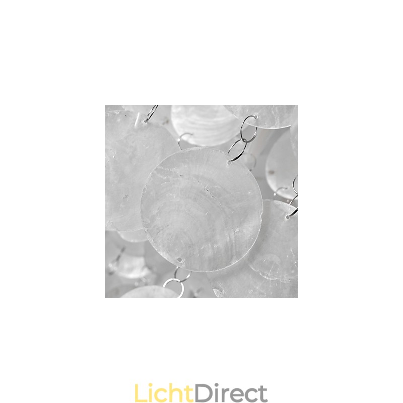 Moderne, eigentijdse mini-stijl chromen hanglamp