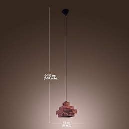 Traditionele klassieke mini-stijl schilderij hanglamp