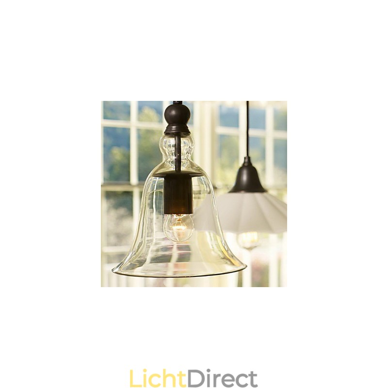 Traditionele klassieke vintage kom mini-stijl hanglamp