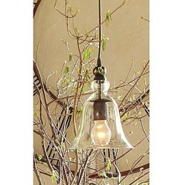 Traditionele klassieke vintage kom mini-stijl hanglamp