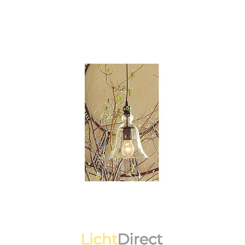 Traditionele klassieke vintage kom mini-stijl hanglamp