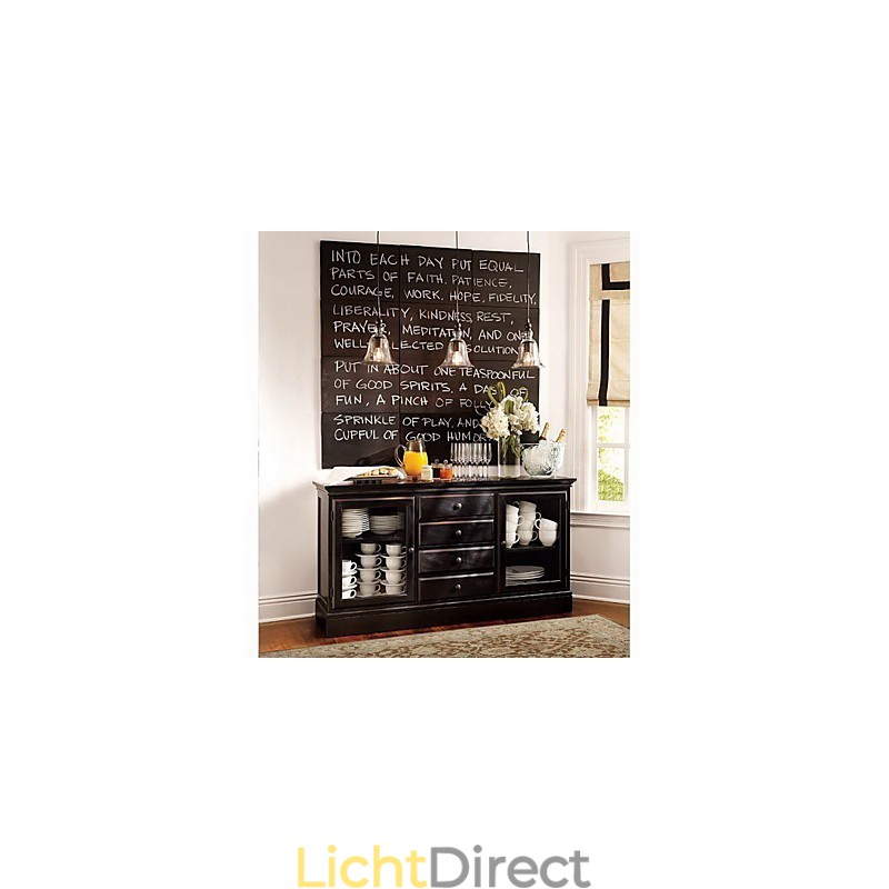 Traditionele klassieke vintage kom mini-stijl hanglamp