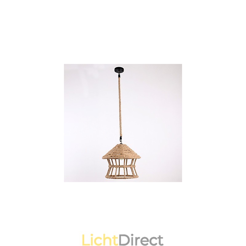 Rope 1-lichts hanglamp, eigentijds, landelijk