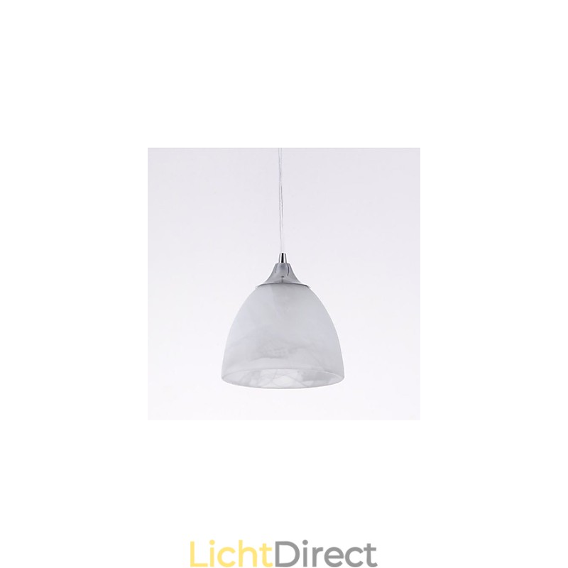 Moderne wijnbeker langwerpige hanglamp met drie lampen