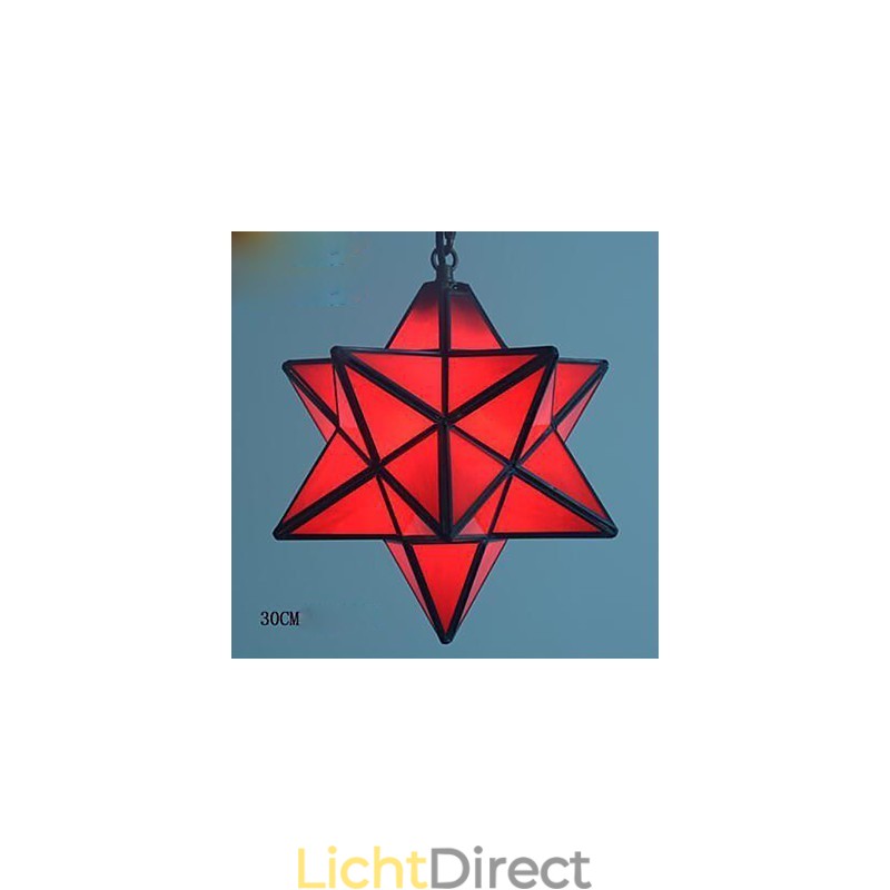 30CM Artistieke Individualiteit Creatieve Porch Moderne Sterren Droplight Lamp