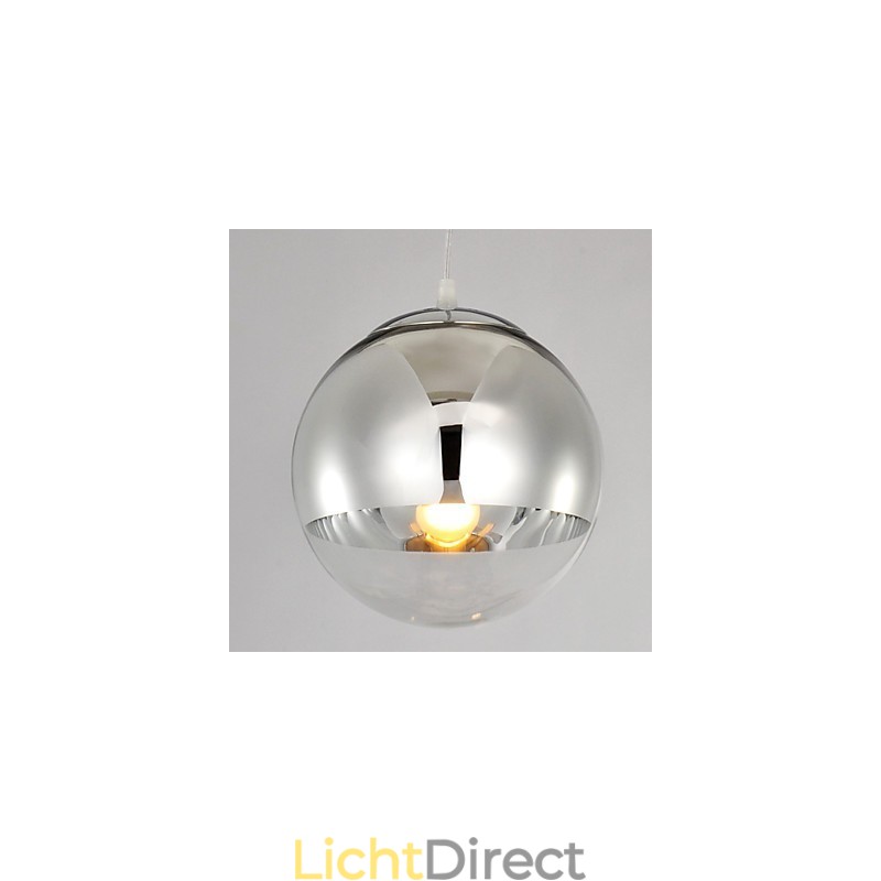 Hanglamp met 1 lichtbron in bolvorm