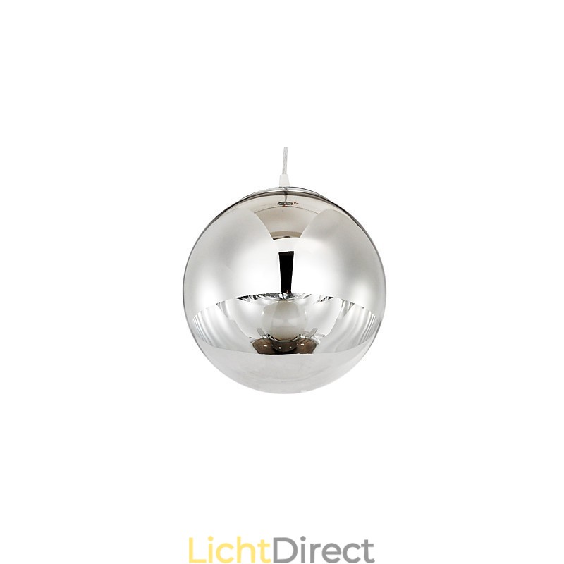 Hanglamp met 1 lichtbron in bolvorm