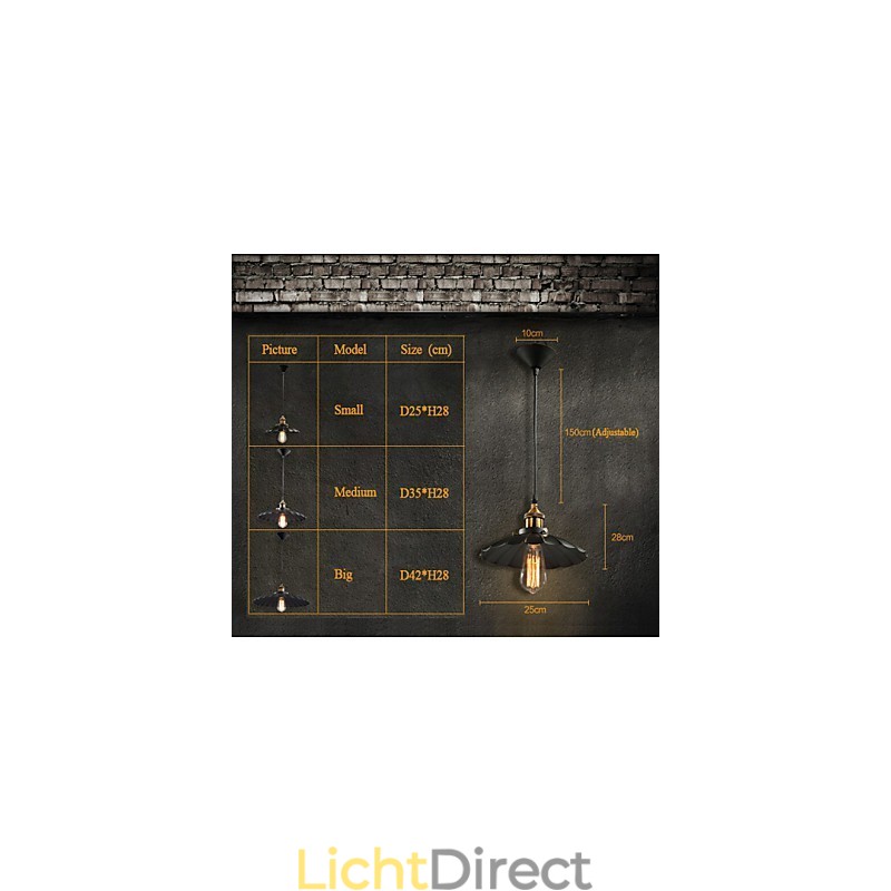 Retro klassieke Europese stijl hanglamp metalen kunst hanglamp