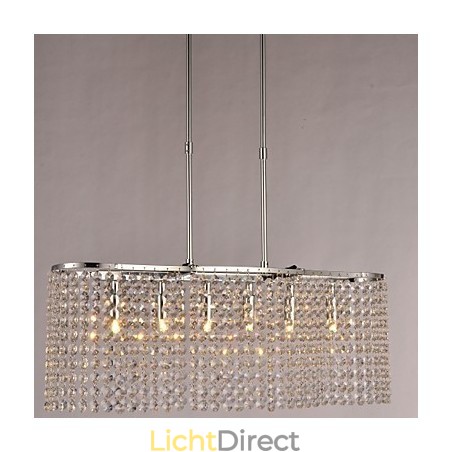 Moderne eigentijdse kristallen gegalvaniseerde hanglamp Moderne eigentijdse kristallen gegalvaniseerde hanglamp