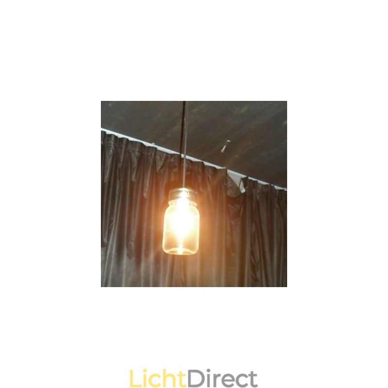 Moderne minimalistische hanglamp met 1 licht in flesvorm
