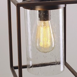 Traditionele klassieke vintage lantaarn mini-stijl gegalvaniseerde hanglamp eetkamer