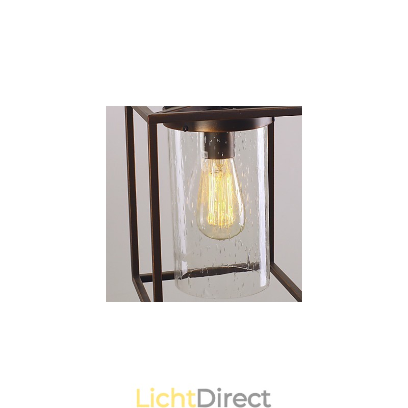 Traditionele klassieke vintage lantaarn mini-stijl gegalvaniseerde hanglamp eetkamer