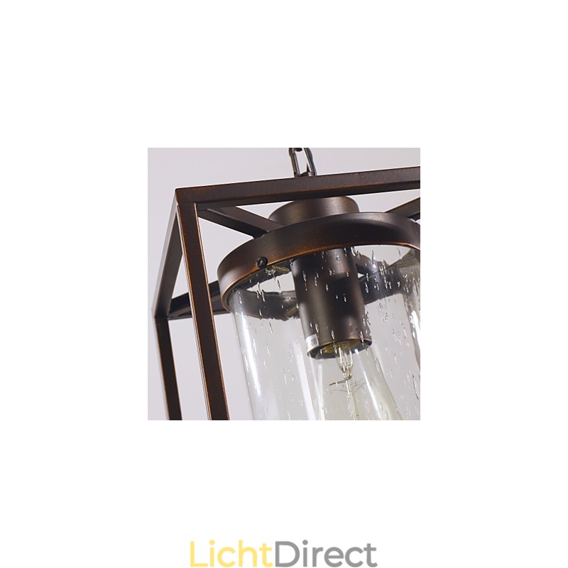 Traditionele klassieke vintage lantaarn mini-stijl gegalvaniseerde hanglamp eetkamer