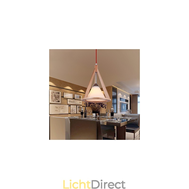 Designer Stijl Houten Kroonluchter lamp Elegante Hedendaagse Stijl Kroonluchter