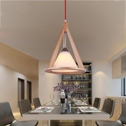 Designer Stijl Houten Kroonluchter lamp Elegante Hedendaagse Stijl Kroonluchter