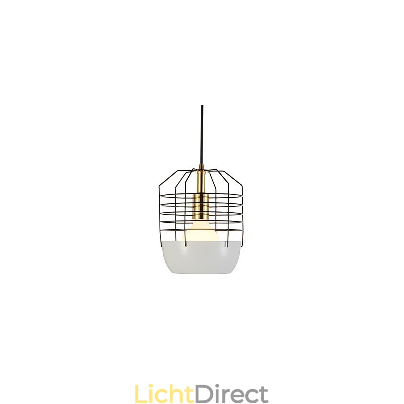 Mini Artistieke Spinnenweb Hanglamp 1 Licht Moderne Eenvoudige Afwerking Zwart Wit Groen Rood Koolstofstaal Hanglamp