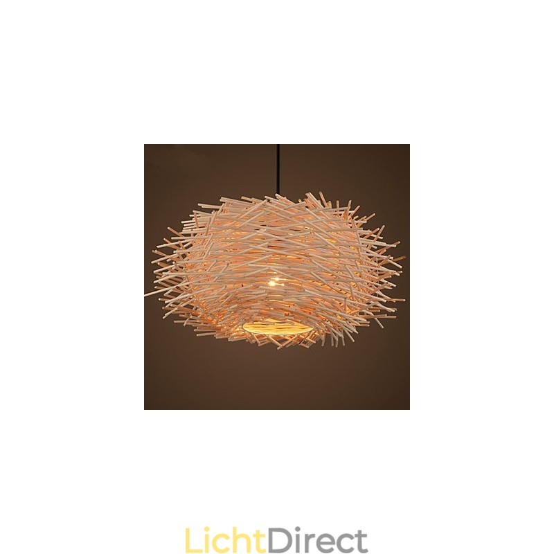 Kroonluchter Mini Stijl Lantaarn Hout Bamboe