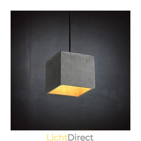 Hedendaagse en gecontracteerde retro cementen hanglamp Hedendaagse en gecontracteerde retro cementen hanglamp