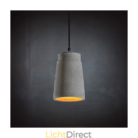 Hedendaagse en gecontracteerde retro cementen hanglamp Hedendaagse en gecontracteerde retro cementen hanglamp