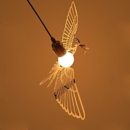 Creatieve moderne mode decoratie roestvrij staal vogel vogel hanglamp