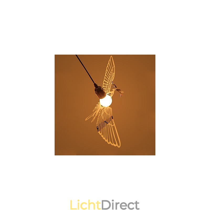 Creatieve moderne mode decoratie roestvrij staal vogel vogel hanglamp