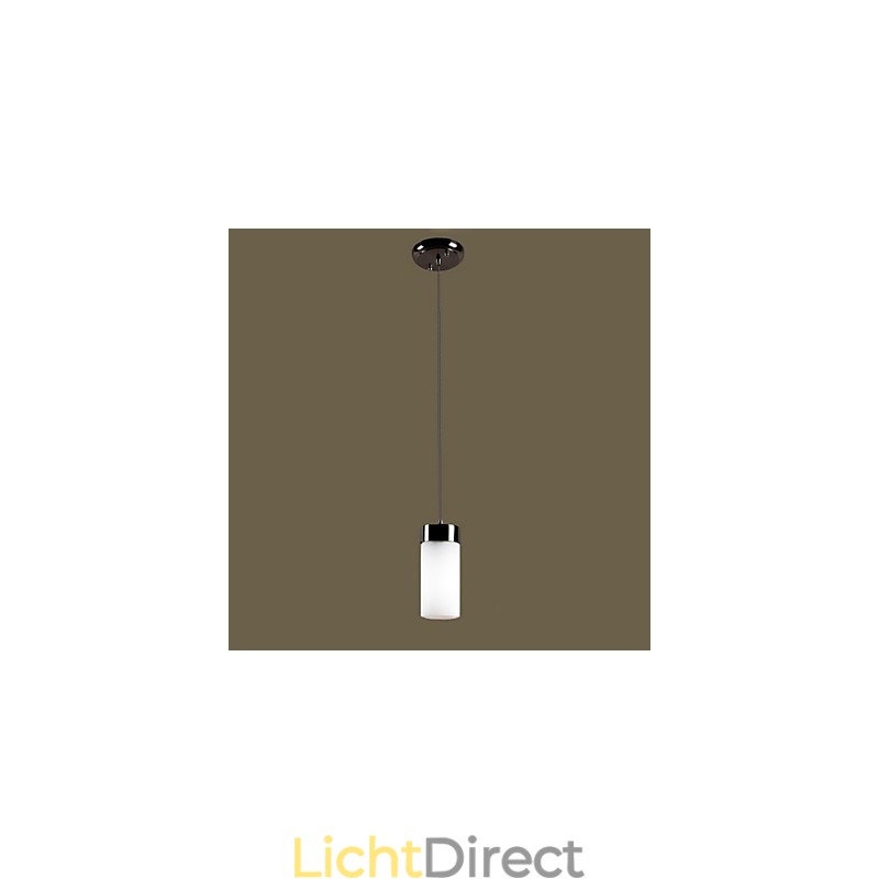 Moderne, eigentijdse, gegalvaniseerde metalen hanglamp
