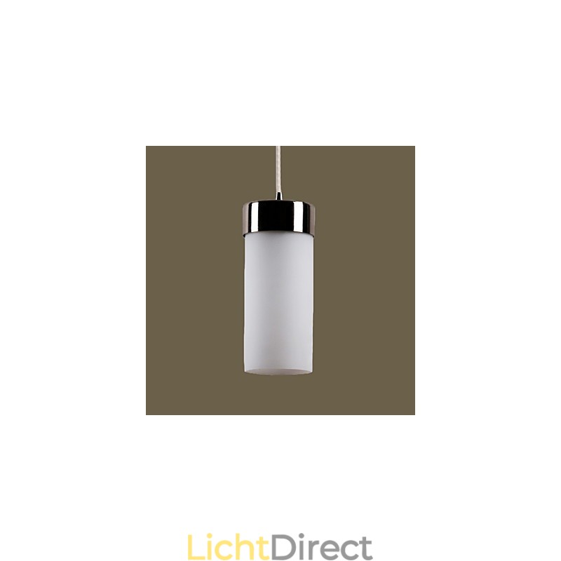Moderne, eigentijdse, gegalvaniseerde metalen hanglamp