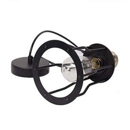 Amerikaanse industriële vintage café buffet ideeën smeedijzeren kooi hanglamp zittend