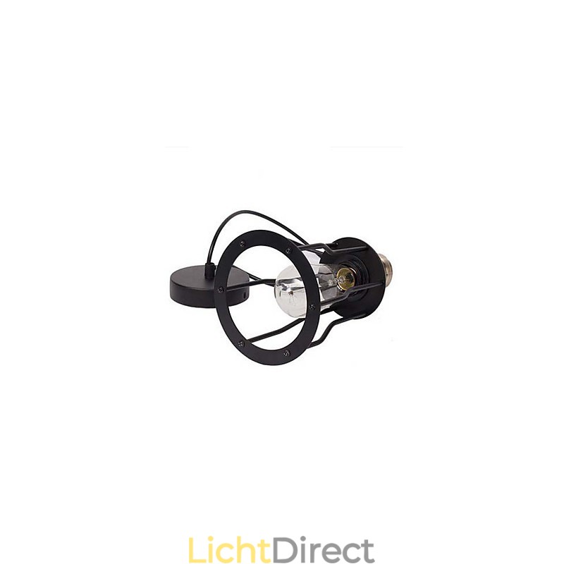 Amerikaanse industriële vintage café buffet ideeën smeedijzeren kooi hanglamp zittend