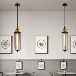 Lijn Landelijk Industriële Stijl Creatieve Gladiator Herstellende Oude Manieren Enkelvoudige Kop Hanglamp