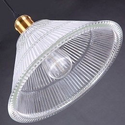 Gecontracteerde Amerikaanse landelijke industriële glazen retro droplight watervallamp