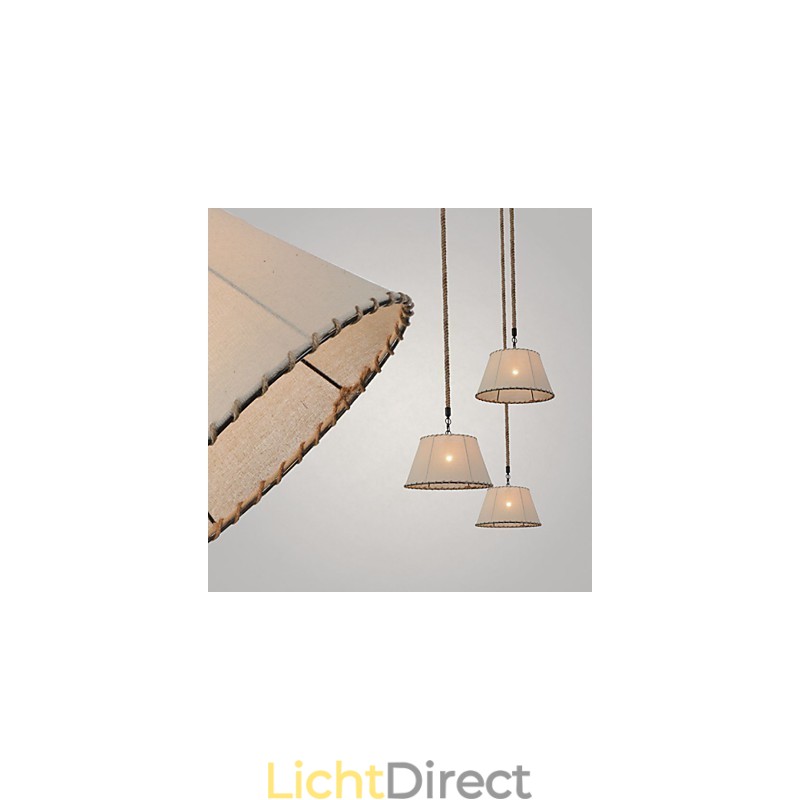 1 lampen hanglampen vintage stijl industriële stijl gele stoffen en metalen druppellamp