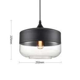 De Nordic Creative Stair Shop'S Art smeedijzeren glazen kroonluchterlamp