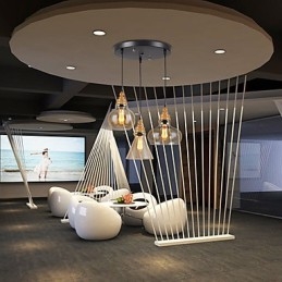 Noord-Amerikaanse creatieve houtnerf kristallamp die oude manieren herstelt Lamplicht