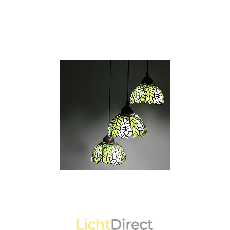 Europese landelijke creatieve kunsten glas-in-lood kroonluchter herstel van oude gebruiken lamp licht