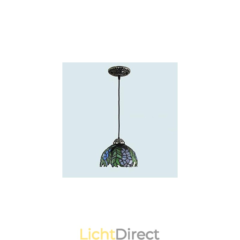 Europese landelijke creatieve kunsten glas-in-lood kroonluchter herstel van oude gebruiken lamp licht